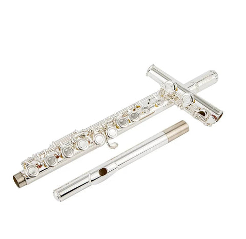 16 Keys Nickel Silver Closed Hole Student Flute with Offset G E Mechanism for Beginners2