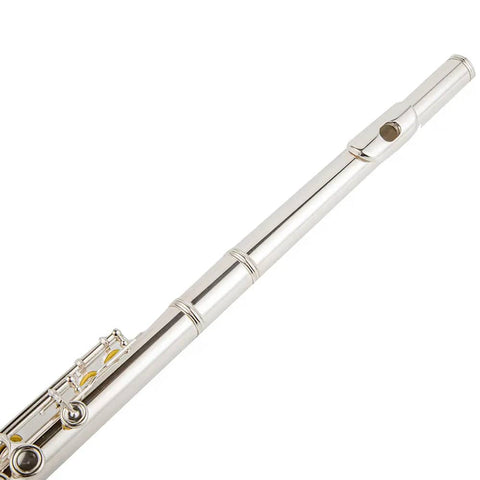 Silver-Plated 17 key cupronickel body open hole flute for beginners4