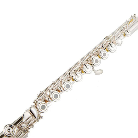 Silver-Plated 17 key cupronickel body open hole flute for beginners5