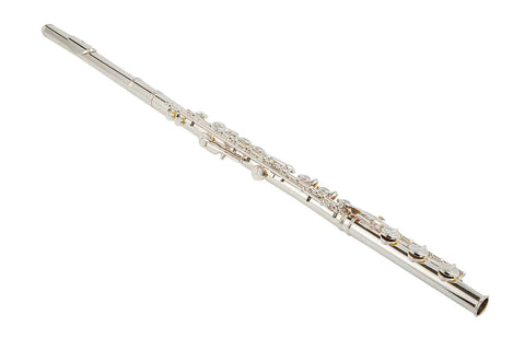 Silver-Plated 17 key cupronickel body open hole flute for beginners9