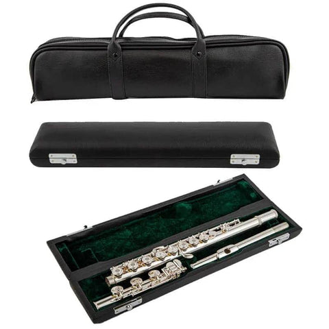 Silver-Plated 17 key cupronickel body open hole flute for beginners11