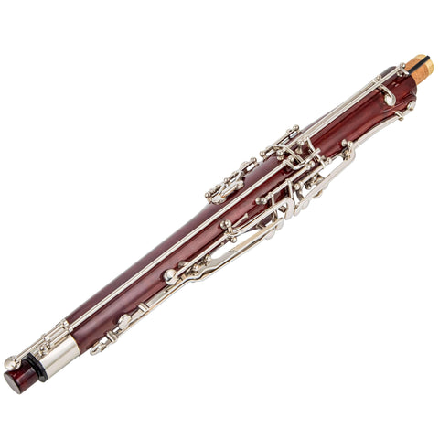 AUROSUS BNS-M Maple Bassoon 26-Key Full German System in C with Case - Silver-Plated for Students - JP Professional Instrument Store