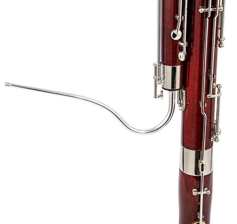 AUROSUS BNS-M Maple Bassoon 26-Key Full German System in C with Case - Silver-Plated for Students - JP Professional Instrument Store