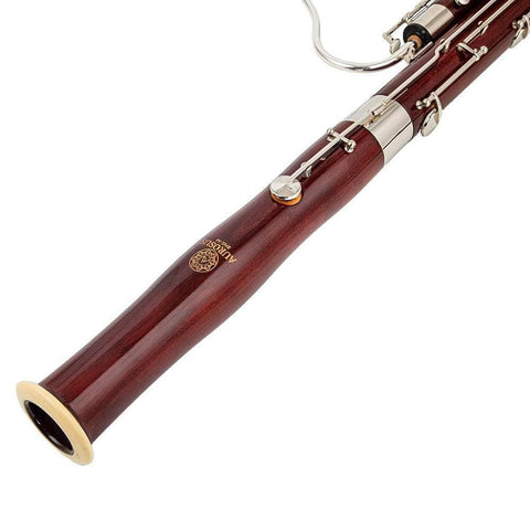 AUROSUS BNS-M Maple Bassoon 26-Key Full German System in C with Case - Silver-Plated for Students - JP Professional Instrument Store