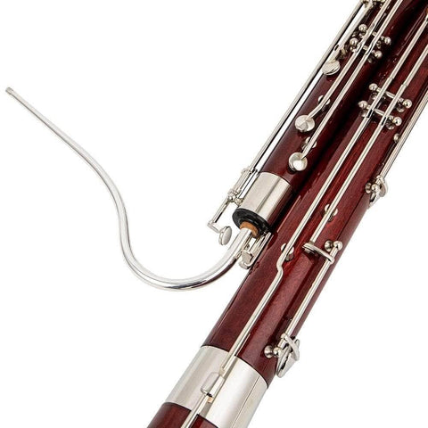 AUROSUS BNS-M Maple Bassoon 26-Key Full German System in C with Case - Silver-Plated for Students - JP Professional Instrument Store