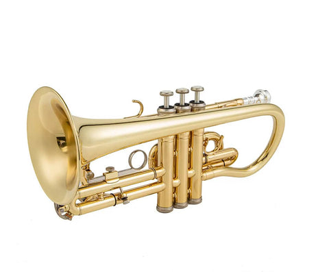 JP YCR-4330 Bb Cornet by Aurosus - Exceptional quality yellow brass instrument with gold lacquer finish6