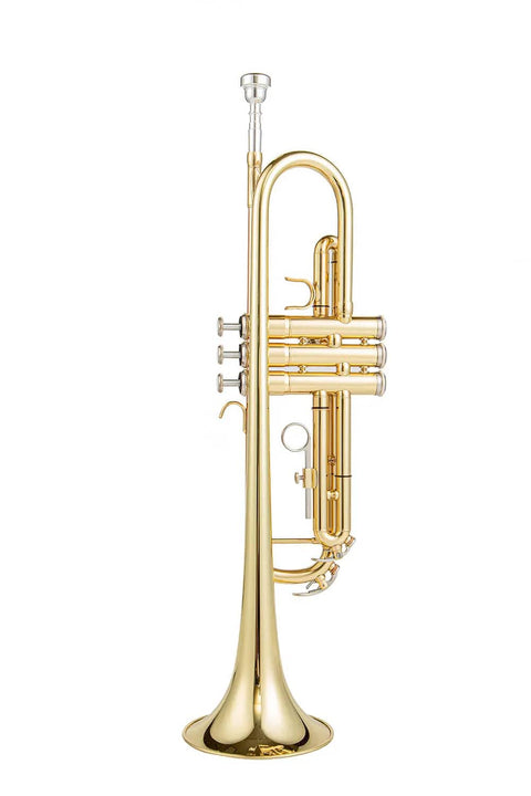 Aurosus YTR-2330 B Flat Trumpet in shiny gold finish for beginners4