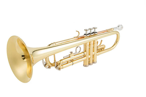 Aurosus YTR-2330 B Flat Trumpet in shiny gold finish for beginners2