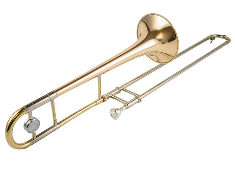 Bb Tenor Trombone JP031 Gold Brass with trigger and case, best for students2