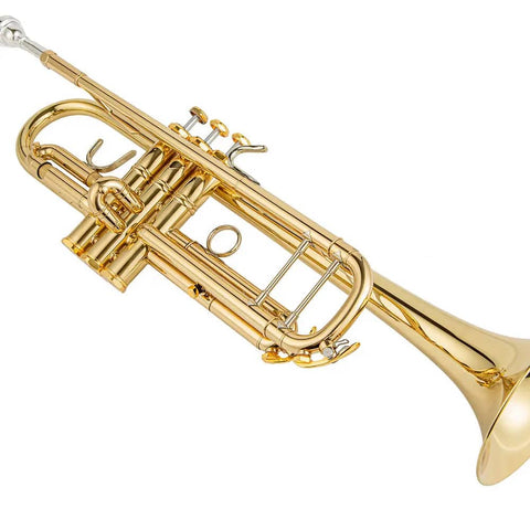 Yellow Brass Bach Bb Trumpet for students with accessory by JP3