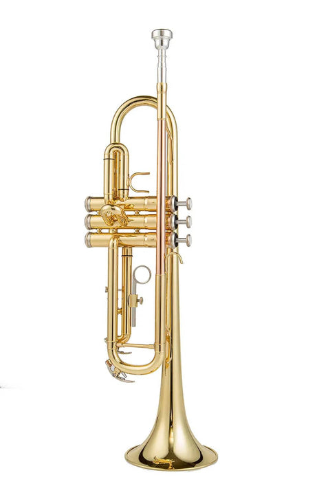 Yellow Brass Bach Bb Trumpet for students with accessory by JP5