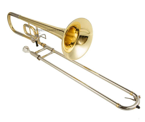 Bb/C yellow brass modulated tenor trombone with trigger7