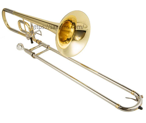 Bb/C yellow brass modulated tenor trombone with trigger6