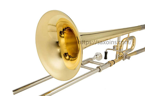 Bb/C yellow brass modulated tenor trombone with trigger1