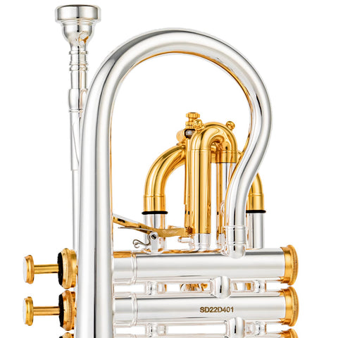 Bb Trigger Cornet CR-8358 | Yellow Brass Professional Cornet | JP Music Store