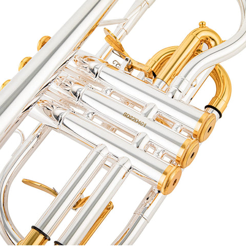 Bb Trigger Cornet CR-8358 | Yellow Brass Professional Cornet | JP Music Store