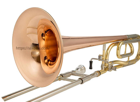 Best Bb/F high grade modulated tenor trombone with clear lacquer finish - JP0