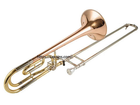 Best Bb/F high grade modulated tenor trombone with clear lacquer finish - JP4