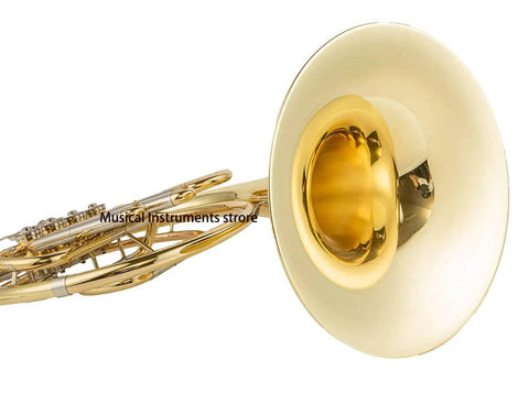 4-Key Bb Double French Horn Yellow Brass  - HR-830 Professional Instrument - JP Professional Instrument Store