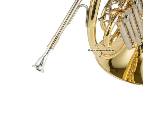 4-Key Bb Double French Horn Yellow Brass  Yellow Brass - HR-830 Professional Instrument - JP Professional Instrument Store