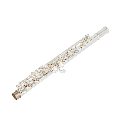 16-Key Silver Plated Flute - Beginner-Friendly Premium Grade Instrument - JP Professional Instrument Store