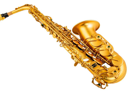 Professional Yellow Brass Eb Alto Saxophone for Beginners Students JP