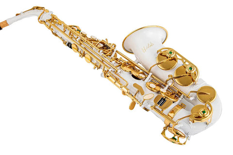 Professional Yellow Brass Eb Alto Saxophone for Beginners Students JP