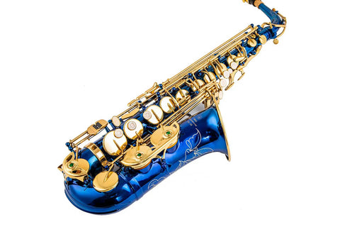 Professional Yellow Brass Eb Alto Saxophone for Beginners Students JP