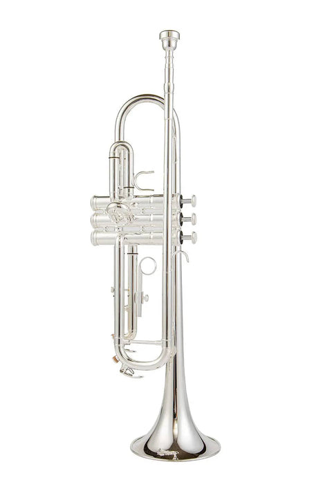 Beginner's silver plated Bb trumpet TR-6332S brass student model0