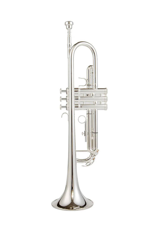 Beginner's silver plated Bb trumpet TR-6332S brass student model1