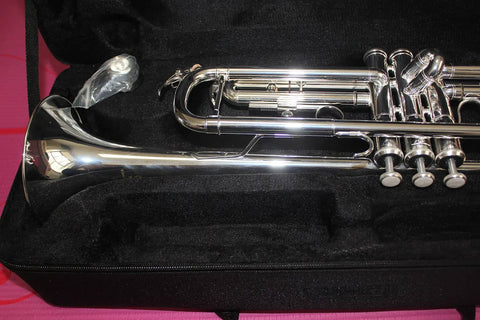 Yellow Brass Xeno Trumpet Professional Bb Silver-Plated4