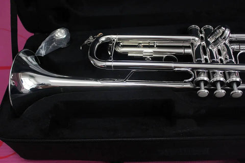 Yellow Brass Xeno Trumpet Professional Bb Silver-Plated6